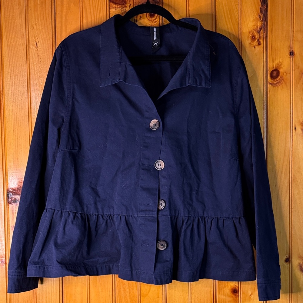 Agnes & Dora Navy Blue Blazer